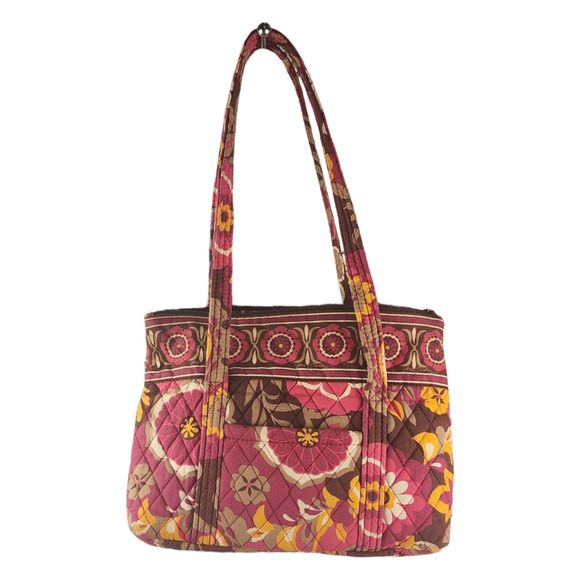 Vera Bradley Shoulder Purse/Handbag Morgan in Carnaby Pattern Retired Zip Closer - Picture 5 of 5